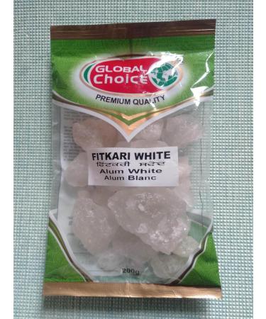 Alum block stone whole 200g Fatakdi Fatakri Potassium Sulphate Potassium alum potash alum potassium aluminium sulfate Shab sheb - Buy Online on GoSupps.com