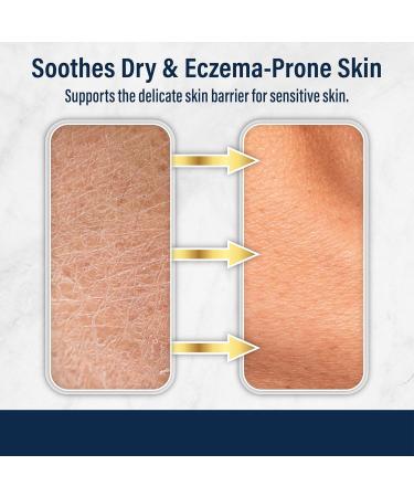 Dr. Eddie's Dermal Defense Bundle - Sensitive Skin Body Wash & Moisturizing Cream for Dry Itchy Eczema Prone Skin Unscented Hydration for Men & Women - 8 oz Body Wash & 12 oz Moisturizer - Buy Online on GoSupps.com