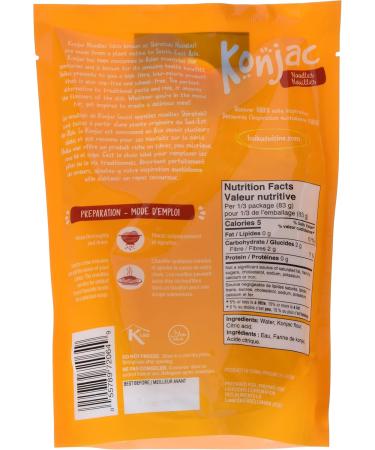 Konjac Noodles Haiku Vegetarian Pasta Healthy & Low Calorie Gluten Free Source of Fibre 6 Pack x 250g - Buy Online on GoSupps.com