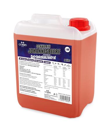 C.P.Sports Sugar-Free Beverage Syrup - Blackberry 5L Concentrate with Vitamins | Ideal for Sports Drinks - Includes Pump Dispenser - Buy Online on GoSupps.com
