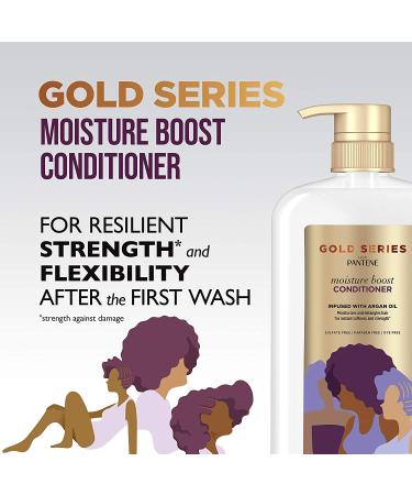 Pantene Gold Series Argan Oil Shampoo & Conditioner Set - 29.2 Oz Each - Buy Online on GoSupps.com