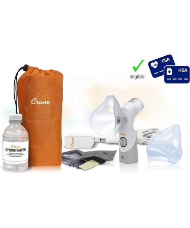 Crane Cordless Rechargeable Warm & Cool Mist Steam Inhaler EE-5948 | Relief from Allergies, Cold, Flu | for Children & Adults - Buy Online on GoSupps.com