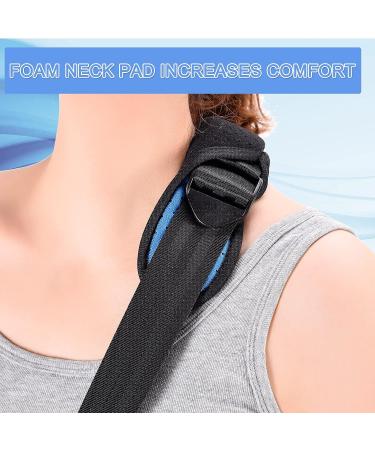 Aastin Arm Sling Shoulder Immobilizer for Women Men Teenagers - Adjustable Shoulder Strap with Foam Neck Pad - Ideal for Wrist Elbow Shoulder Injury - Size Medium - Buy Online on GoSupps.com
