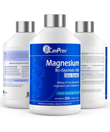 Canprev Magnesium Bis-Glycinate 300 Ultra Gentle (Liquid) 500 ml - Buy Online on GoSupps.com