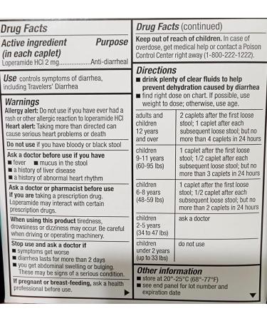 Berkley Jensen Loperamide Hydrochloride Anti-Diarrheal Tablets 24 ct - Fast Relief 2 mg Formula - Buy Online on GoSupps.com