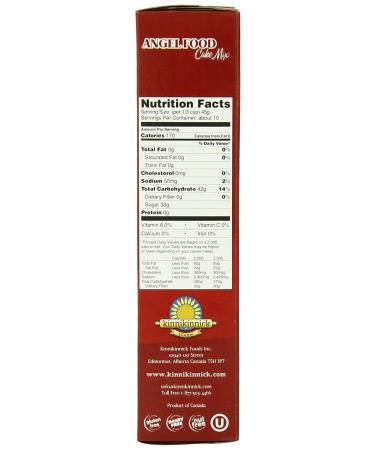 Kinnikinnick Gluten Free Angel Food Cake Mix 15.9 oz - Pack of 3 | Delicious & Light Option - Buy Online on GoSupps.com