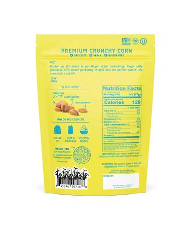 LOVE CORN Salt & Vinegar Snack | Crunchy Corn | 1.6oz x10 bags | Non-GMO, Gluten-Free, Plant Based, Low-Sugar - Buy Online on GoSupps.com