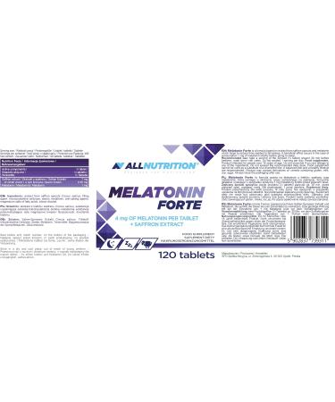 Allnutrition Melatonin Forte 120Tab - Buy Online on GoSupps.com