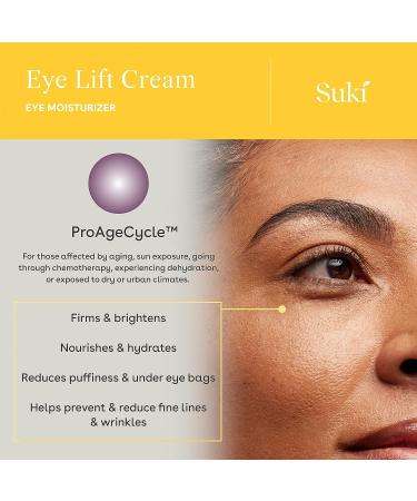Suki Skincare Eye Lift Renewal Cream with Resveratrol, Caffeine, Vitamin C - 15ml - Buy Online on GoSupps.com