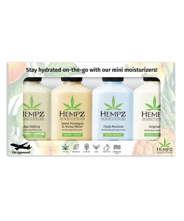 Hempz Everyday Favorities  4-Piece Mini Lotion Gift Set  2.25 oz - Buy Online on GoSupps.com