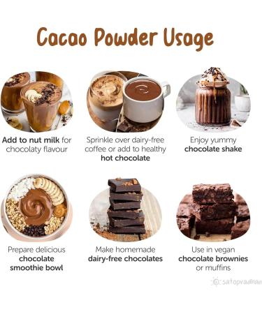Cocoa Powder Fat reduced Alkalised Cocoa powder enhance Cocoa solubility in culinary applications such as Baking - 35.2 Oz - Buy Online on GoSupps.com