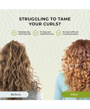 Deep Curl Conditioner for Adults & Kids | Natural Organic Argan Oil | Fragrance Free | Leave-in or Wash Out | 8 Fl Oz - Buy Online on GoSupps.com