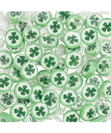 Food crew 500g cloverleaf candies individually packaged - rocks wedding candies for guests - to wedding baptism Valentine's Day Mother's Day Communion - Happinessbons cloverleaf - Cardiacs candy