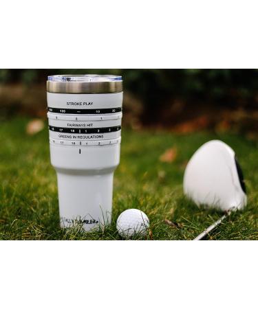 Tally Tumbler Golf Cup Holder | 30 oz Stainless Steel | Leak Proof Lid | Double Wall Insulation | Score Keeping Counter for Golfers - Buy Online on GoSupps.com