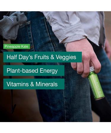 Organic Green Superfood Shot - Daily 2oz Drink with Fruits, Vegetables, Kale - Vegan & Gluten-Free (6 Pack) - Buy Online on GoSupps.com