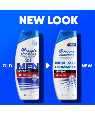 Head & Shoulders Old Spice Swagger Anti-Dandruff 2-in-1 Shampoo + Conditioner 370ML NEW Version 370 ml (Pack of 1) - Buy Online on GoSupps.com