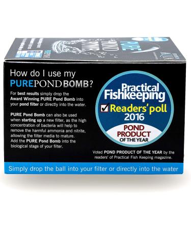 Evolution Aqua Pure Pond Bomb - Clear Healthy Water Treatment for 20,000L - Buy Online on GoSupps.com