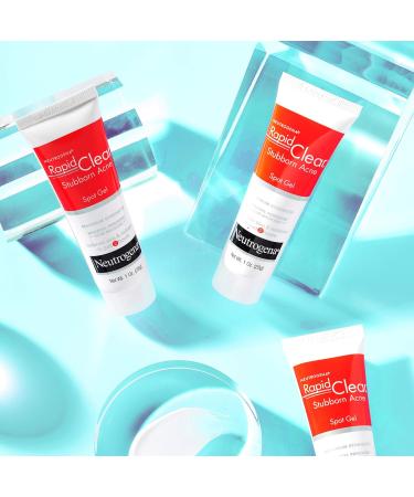 Buy Neutrogena Rapid Clear Stubborn Acne Spot Treatment Gel - 10% Benzoyl Peroxide Pimple Cream for Acne Prone Skin - 1 oz | Fast International Shipping - Buy Online on GoSupps.com