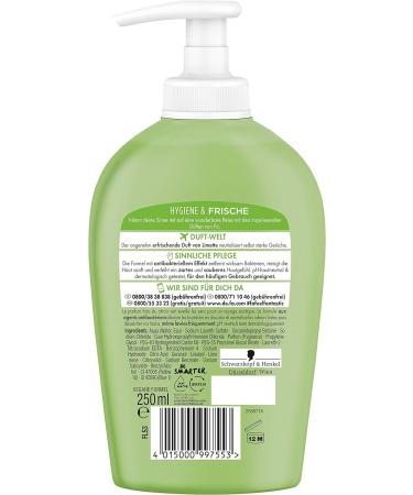 FA Liquid Soap with Lime Fragrance - Hygiene & Freshness - 6 x 250 ml Pack for Ultimate Cleanliness - Buy Online on GoSupps.com