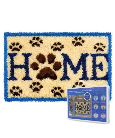Latch Hook Kits Rug for Home Decoration Pre-Printed Canvas Latch Rug Hook for Adults 23.6x15.7 (Pre-Printed Canvas)