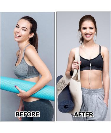 Yoga Mat Canvas Tote Bag with Mat Carrier Pocket - Yoga Mat Carrier Shoulder Bag for Women & Men - Pilates, Gym, Travel, Beach - Buy Online on GoSupps.com