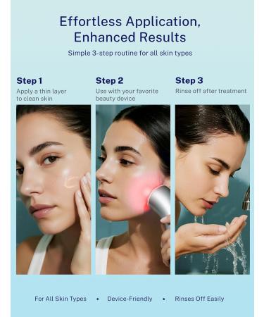 KARUNO 10oz Microcurrent Conductive Gel Hydrating Gel with Hyaluronic Acid & Aloe Vera Fragrance-Free Paraben-Free Non-Irritating Safe for All Skin Types - Buy Online on GoSupps.com