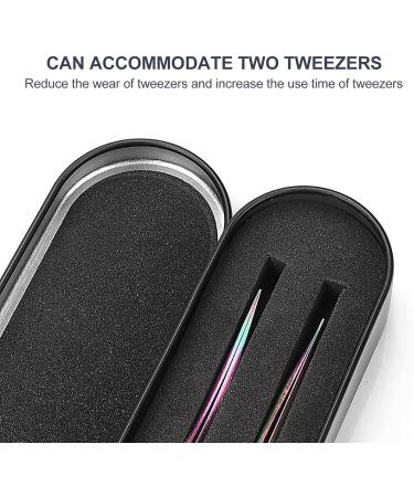 Beavorty 5 STK Metal Tweezers Storage Box for Eyelash Extensions | Durable Tweezer Case for Precision & Organization - Buy Online on GoSupps.com