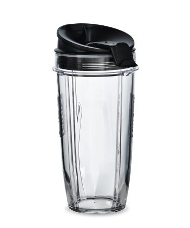 Nutri Ninja 24-Ounce BPA-Free Tritan Cup with Spout Lid for Nutri Ninja Blenders (XSK2424) 2-Pack