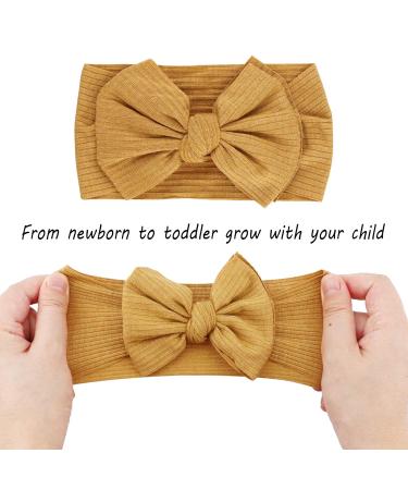Dreshow 10-Pack Baby Hair Bands | Nylon Headbands for Girls & Toddlers | Cute Hair Jewelry for Newborns - Buy Online on GoSupps.com