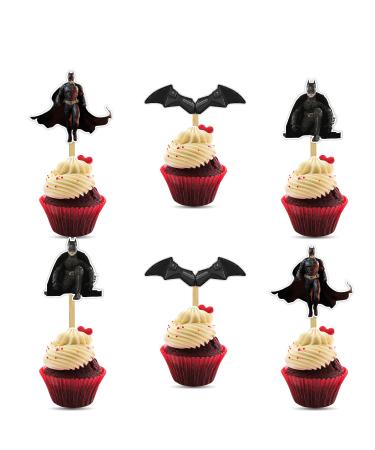 BAT Set Seyal- Batman Cupcake Topper