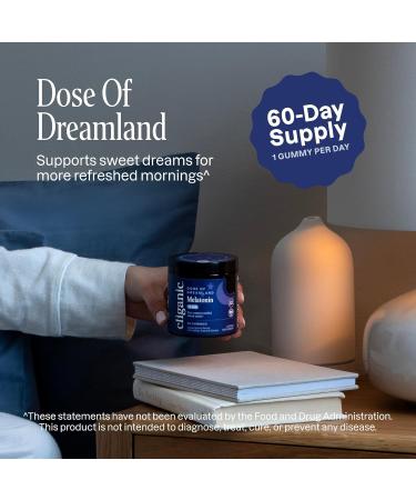 Cliganic Melatonin Gummies (10 mg 60-Day Supply) - Adult Sleep Aid Berry Flavor Vegan Non-GMO Kosher Gluten-Free Supplement Helps Regulate Circadian Rhythm & Promotes Peaceful Nights 60 Count (Pack of 1) - Buy Online on GoSupps.com