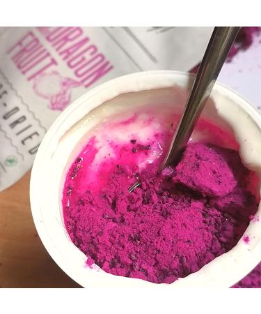  ZINGY ZOO ZingyZoo Freeze-Dried Red Dragon Fruit Pieces 50g Pack of Natural Unsweetened Raw Red Pitaya for - Buy Online on GoSupps.com