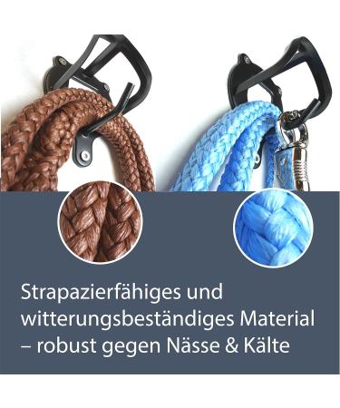 Lead Rope with Panic Hook for Horses Ponies & Donkeys | Stylish Tie Rope | 1.60m Length (Brown) - International Shipping - Buy Online on GoSupps.com