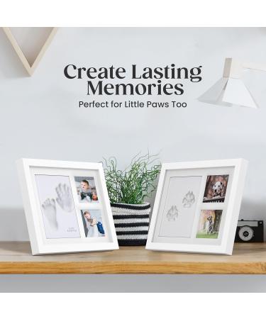 Baby Hand and Footprint Kit/New Mom Gifts/Gender Reveal Gifts/Baby Keepsake Box/Baby Shower Gifts/Clay paw print kit/Dog Paw Print Kit//baby picture frame/new baby gift/new born baby boys gift - Buy Online on GoSupps.com