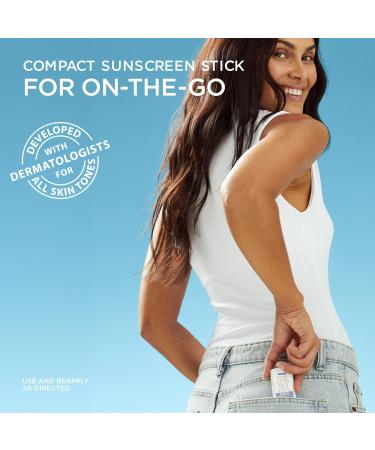 Coppertone Every Tone Invisible Finish Hydrating UV Defense Face Sunscreen Stick SPF 55 with Moisturizing Ceramides Blends in Clear Sunscreen for All Skin Tones 0.49 Oz Stick - Buy Online on GoSupps.com