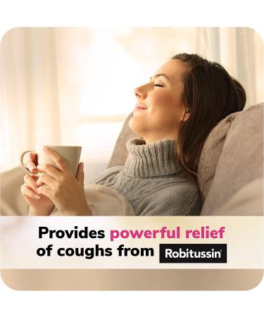 Robitussin Honey CF Max Day Adult Syrup - 8 oz | Severe Cough, Sore Throat & Flu Relief with Real Honey - Buy Online on GoSupps.com