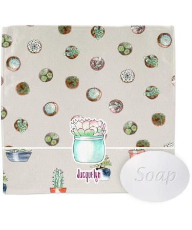 YouCustomizeIt Personalized Cactus Washcloth