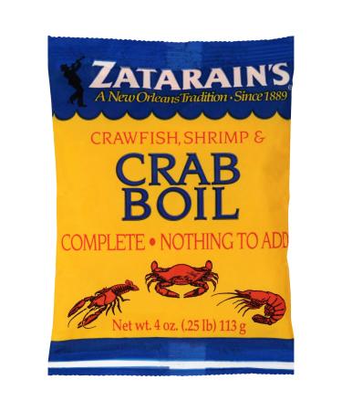 Zatarain's Crawfish Shrimp & Crab Boil 4 oz (Pack of 12) - Buy Online on GoSupps.com