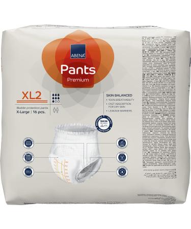 Abena XL Eco-Friendly Incontinence Pants, 16PK - 1900ml Absorbency for Men & Women - Buy Online on GoSupps.com