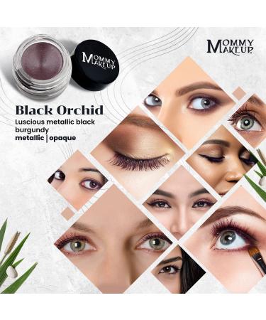 Mommy Makeup Stay Put Gel Eyeliner | Waterproof Smudge Proof Long Wearing Cream Eyeliner | Black Orchid Metallic Black Burgundy - Buy Online on GoSupps.com