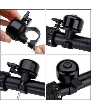 Paliston Bike Bell - Crisp Sound for Adults & Kids - Black - Buy Online on GoSupps.com