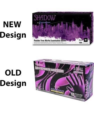 Adenna SHD Shadow 6 mil Powder-Free Nitrile Exam Gloves - Black Medium (Pack of 100) - Buy Online on GoSupps.com