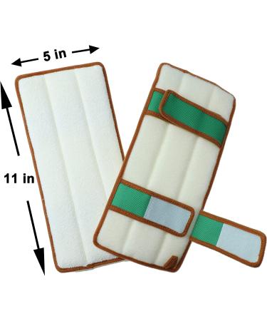 2-Pack Reusable Cotton Terry Cloth Mop Refills for Swiffer Wet Jet - Machine Washable & Ideal for Hardwood Floors - Buy Online on GoSupps.com