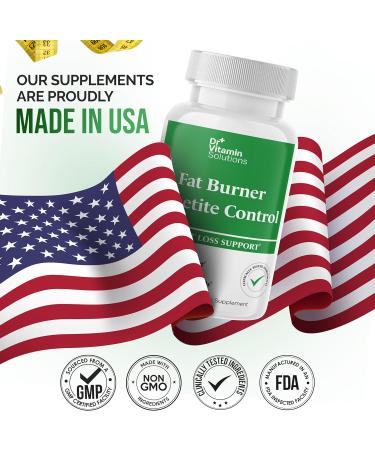 Fat Burner & Appetite Control Weight Loss Supplements for Women & Men - Metabolism Booster w/ L-Carnitine, CLA, Chromium - Appetite Suppressant for Weight Loss - 30 Capsules - Buy Online on GoSupps.com