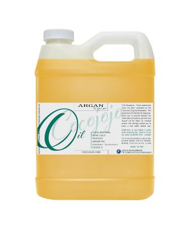 Argan Nut Oil Deodorized 32 oz - 100% Pure Natural Moroccan Argan Oil - Cold Pressed Extra Virgin, Therapeutic Grade A for Hair, Skin, Body, Nails, and Beard - Buy Online on GoSupps.com