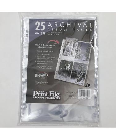 Printfile 468G G Pages 25-pack: Holds 4X6 Prints | Printfile - Buy Online on GoSupps.com