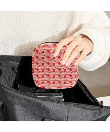 Buy Women's Bonds Storage Pockets Stillpad Holder - Portable Period Kit Bag with Roses & Stripes - Ideal for Girls - Buy Online on GoSupps.com