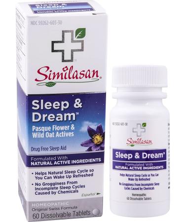 Similasan Sleep & Dream Tablets - 60 ct | Natural Sleep Aid - Buy Online on GoSupps.com