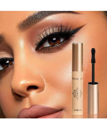 Mascara Makeup Lash Mascara Waterproof And Smudge Proof Waterproof Lash Mascara Safe And Last All Day Make Up For Bigger Eyes Littryee 01# Black - Buy Online on GoSupps.com