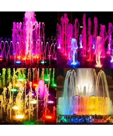 Hot Tub Lights (4 Pack) Submersible LED Lights with RF Remote Waterproof Underwater Light LED for Vase Bath Pool Christmas Halloween Camping Buckets Rgb - Buy Online on GoSupps.com